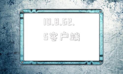 10.8.62.5客户端108888登录界面